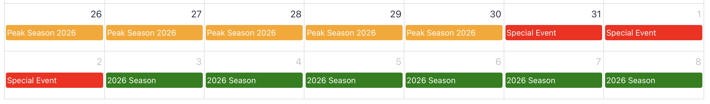 Manual Price Adjustment in Red on Calendar.png
