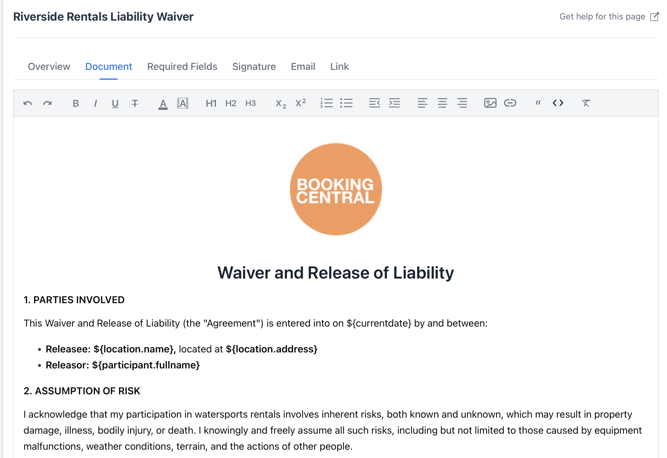 Waivers - Document settings.png