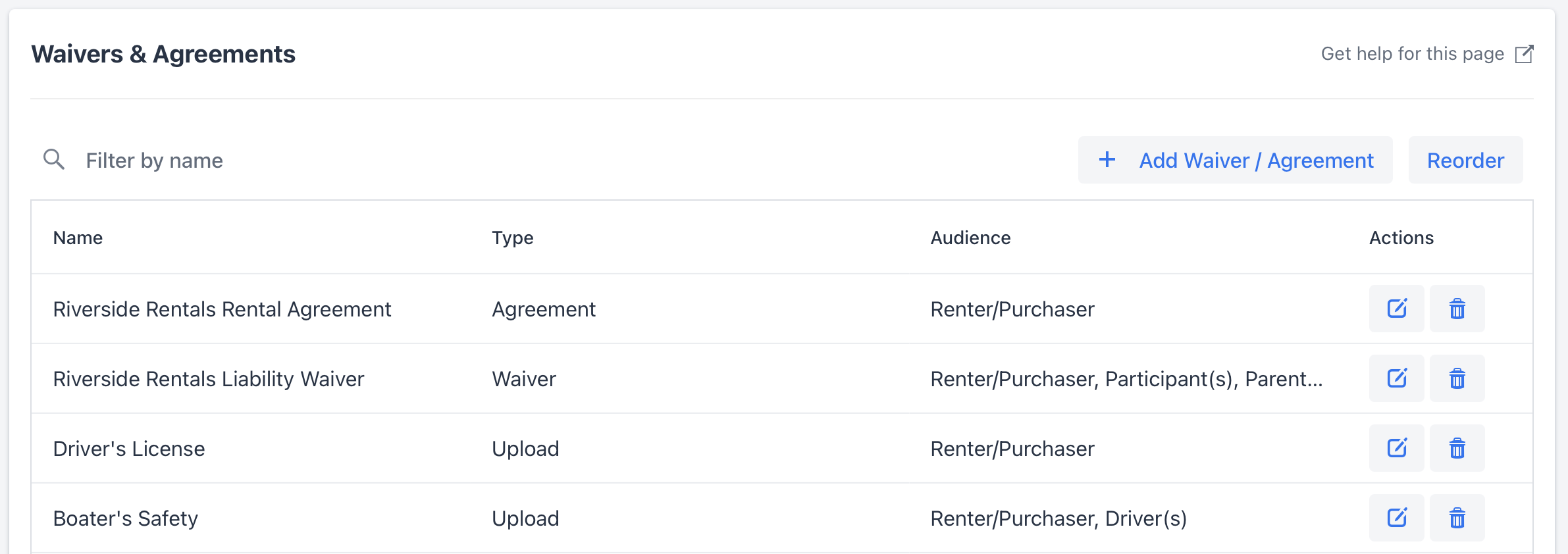 Waivers and Agreements setup page.png